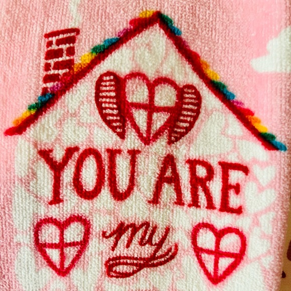 2 You Are My Happy Place Kitchen Towels House Hearts Rainbows Clouds Love - Picture 9 of 11